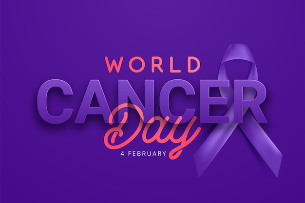 4 February World Cancer Awareness Month Campaign Background