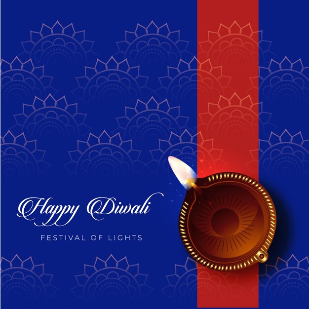 Vector 4 gelukkige diwali