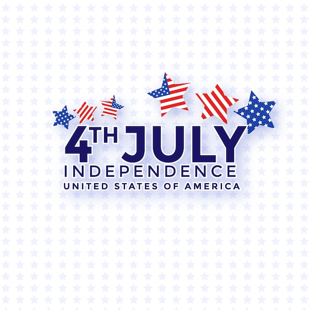 4 juli onafhankelijkheidsdag illustratie