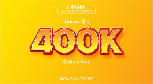 400k  Editable 3D Text Effects Template