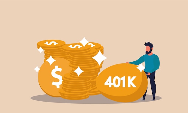 401k 돈 계정 및 동전 퇴직자가있는 금 계란 ira는 이익을 늘리고 예산 대출을 절약합니다.