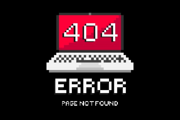 404 8 bits rood