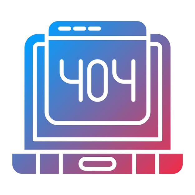 404 error icon vector image can be used for cyber security