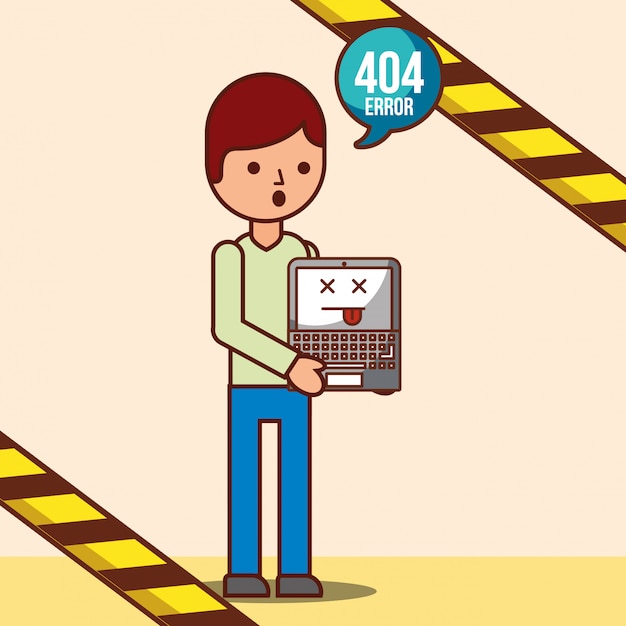 Vector 404 error page not found