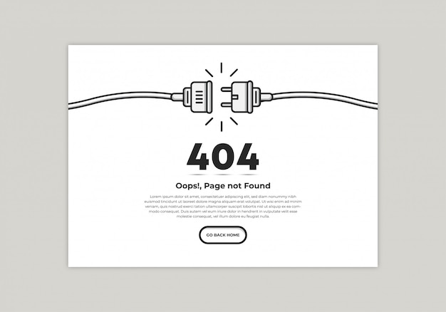 404 error page template