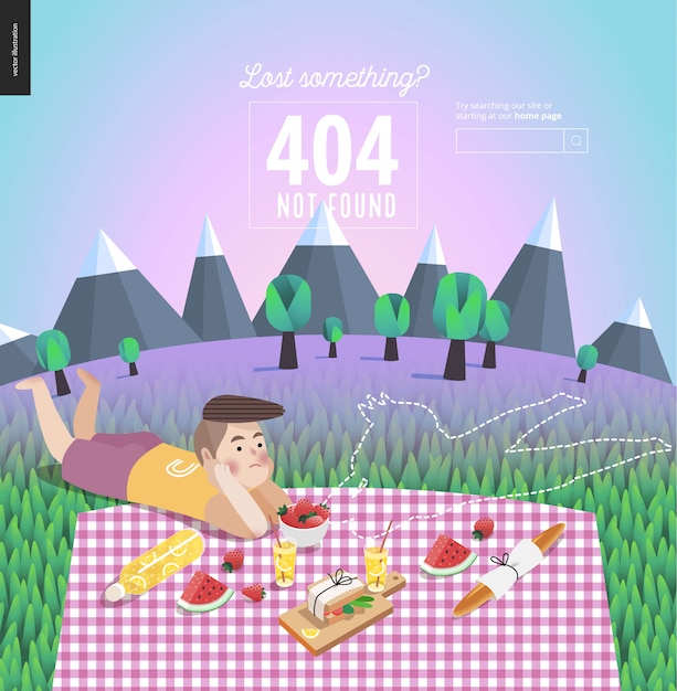 404 ошибка шаблона молодой пары на пикнике