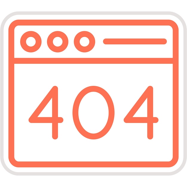 404 error vector icon design illustration