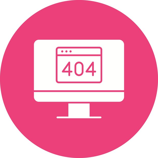 404 fout icoon vector afbeelding Kan worden gebruikt voor Web Hosting