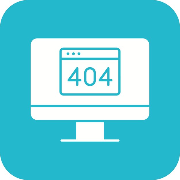 404 fout icoon vector afbeelding Kan worden gebruikt voor Web Hosting