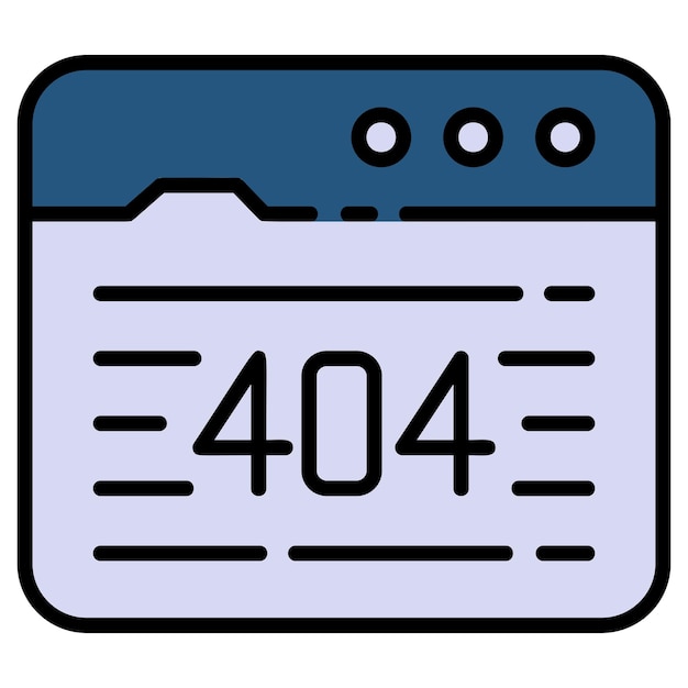 404 Fout in browservenster Vector Cloud computing en internethostingservice Niet beschikbaar Web