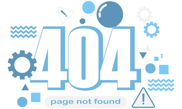 404 fout pagina niet gevonden banner