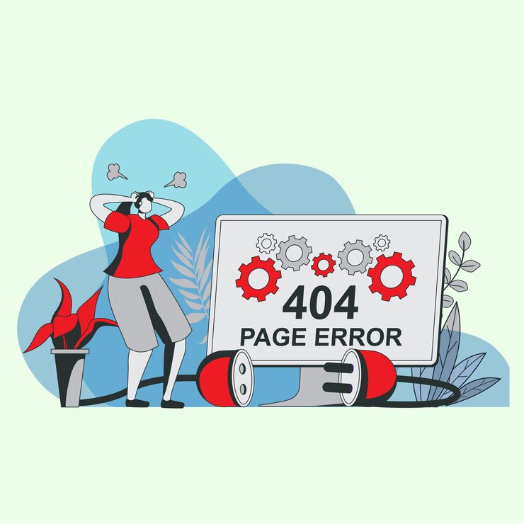 Vector 404 page error