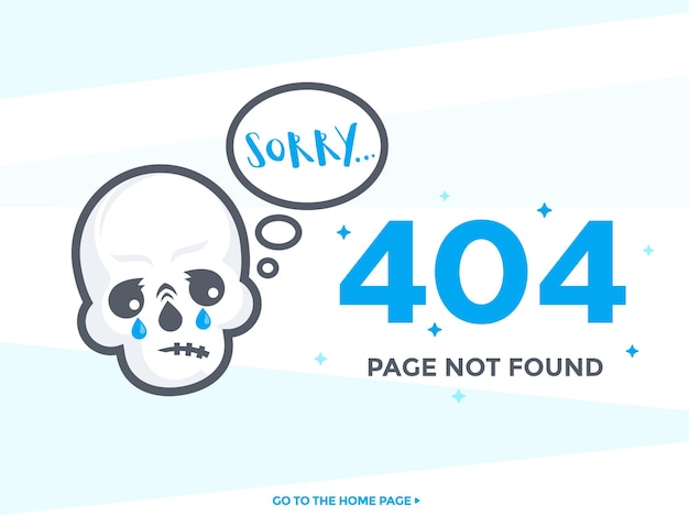 404 страница не найдена векторный шаблон