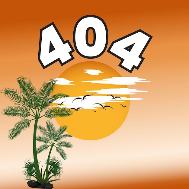 Vettore 404 con l'illustrazione dell'albero del sole crepuscolare
