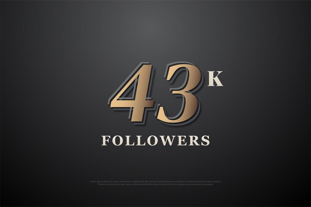 43k followers with different concept.