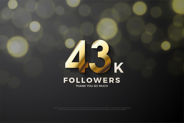 43k volgers met gouden 2d nummers.