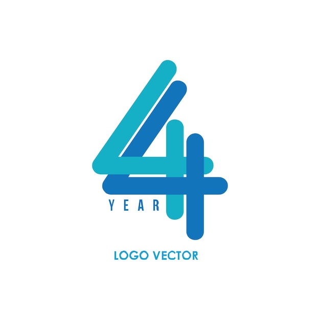 44 letter logo is simple easy to understand and authoritative