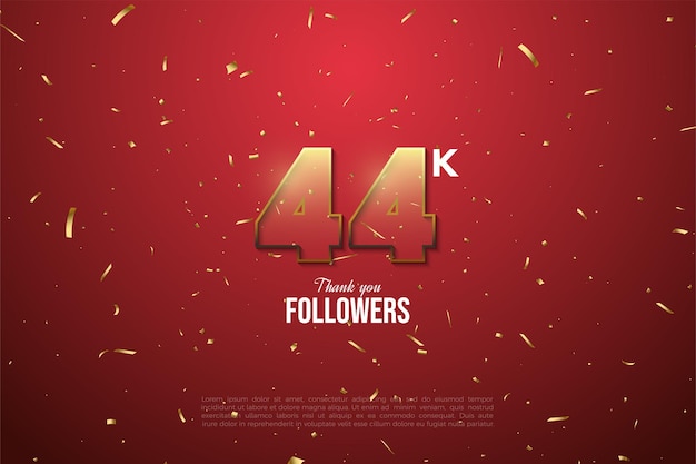 Celebrazione di 44.000 follower.