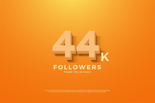 44k volgers met realistische 3D-nummers.