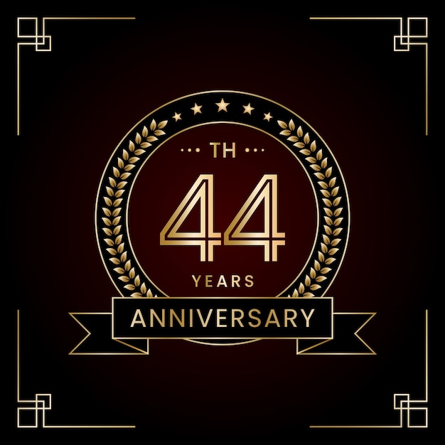 44th Anniversary Logo Design