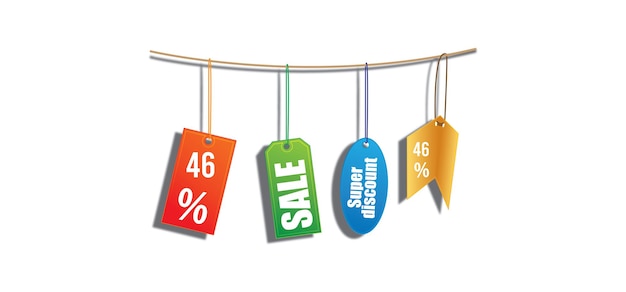 46 promotion sale label best offer free vector