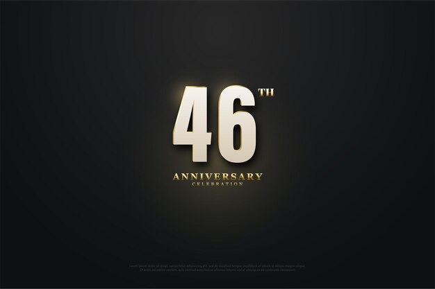 빛나는 숫자의 46 주년 축하