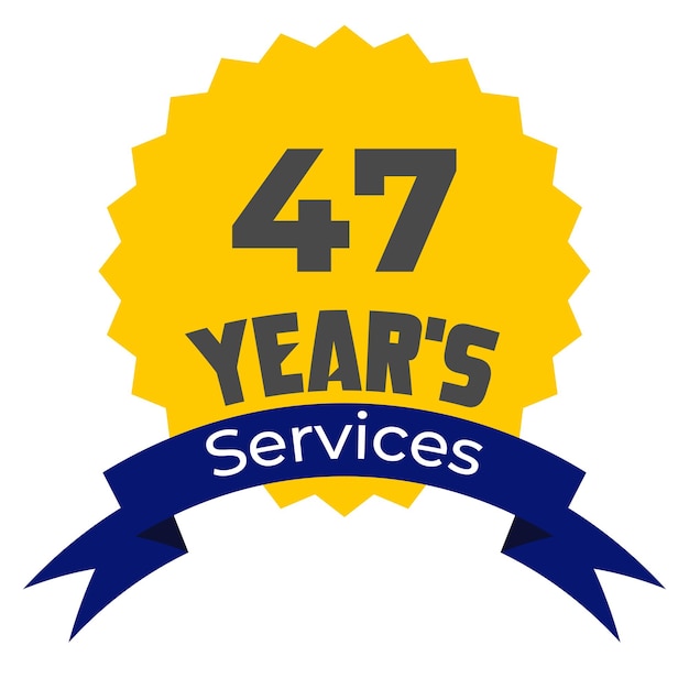 Vector 47 years of services