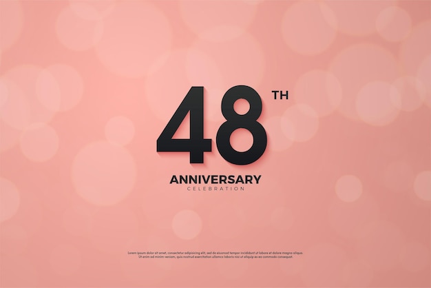 투명한 핑크빛 거품으로 탄생한 48주년.