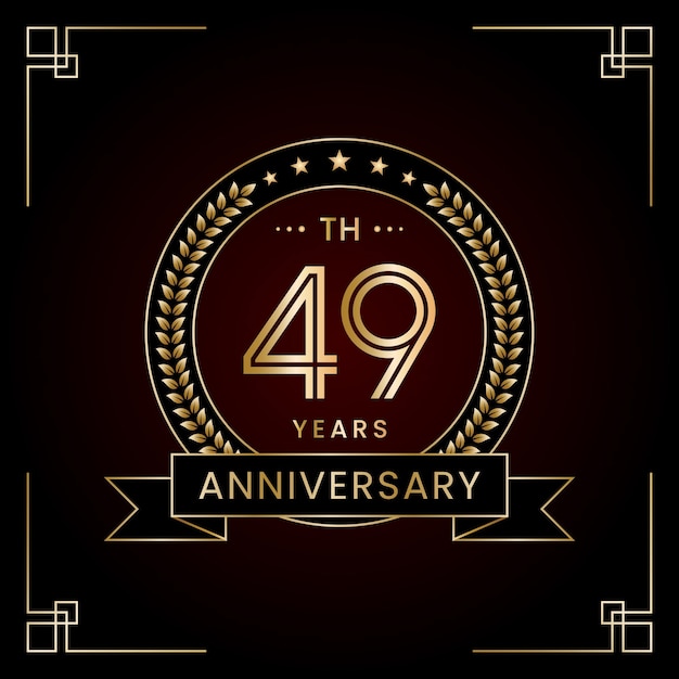 49th Anniversary Logo Design