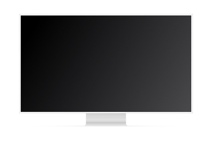 Vector 4k テレビのフラット スクリーン lcd または oled プラズマの現実的なイラストの空白のモニターのモックアップ