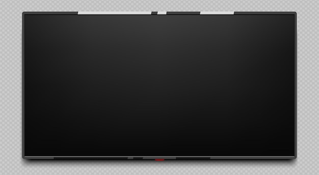 4k tv scherm vector. LCD of LED tv-scherm