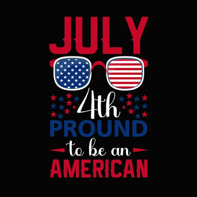 Vector 4th of july american tshirt design vector premium vector