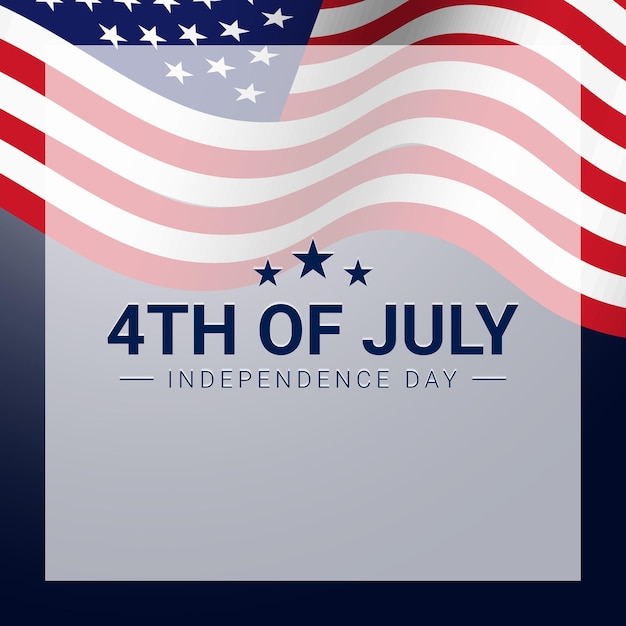 4th of july background design