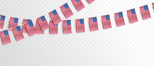 Vector 4th of july background usa independence day celebration advertising banner vector illustration