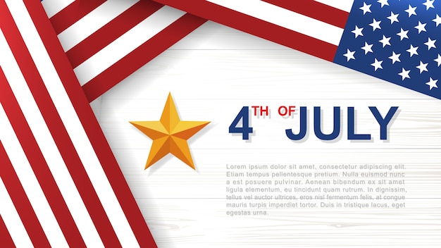 4th of July background.