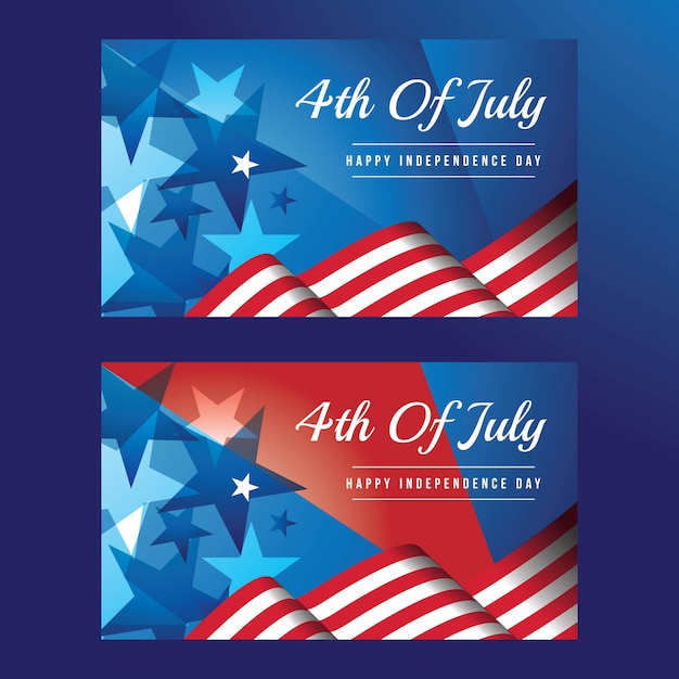 4th july cards with american elements