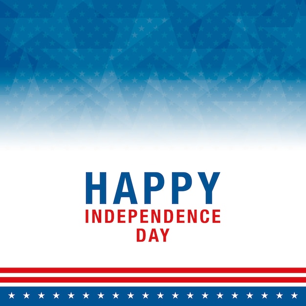 Vector 4th of july celebration background. 
