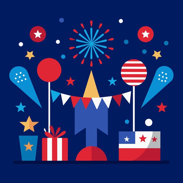 fourth of july art clip