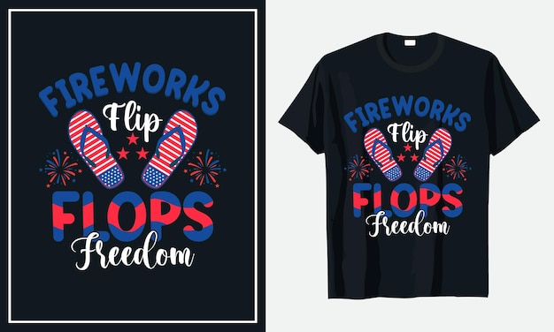 4th of July independence day tshirt design Premium Vector