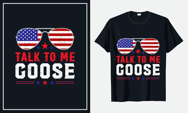 4th of July independence day tshirt design premium vector