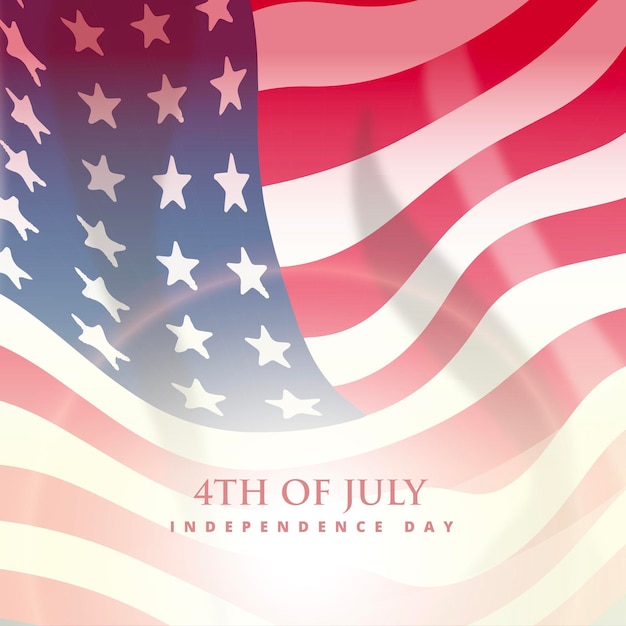 Vector 4th of july independence day