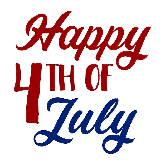 Vector 4th of july patriotic quote designs - independence day of america (usa)