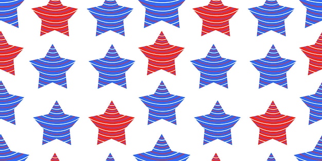 4th of July seamless pattern