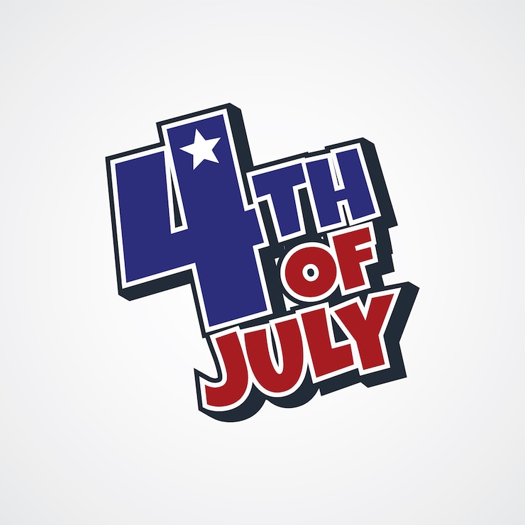 4th of july sign