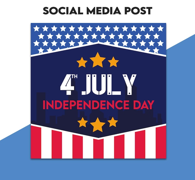 4th of july social media post