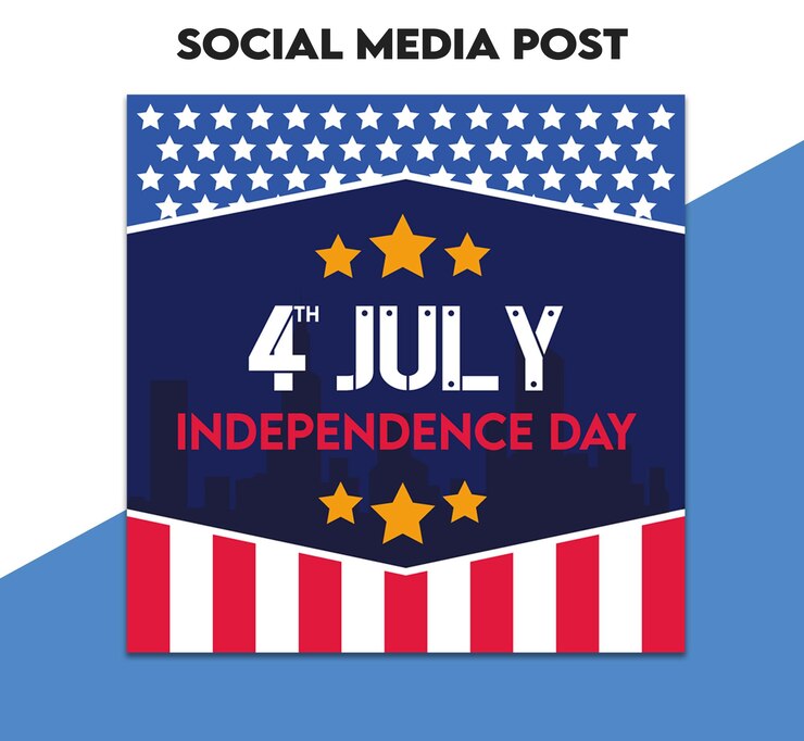 4th of july social media post