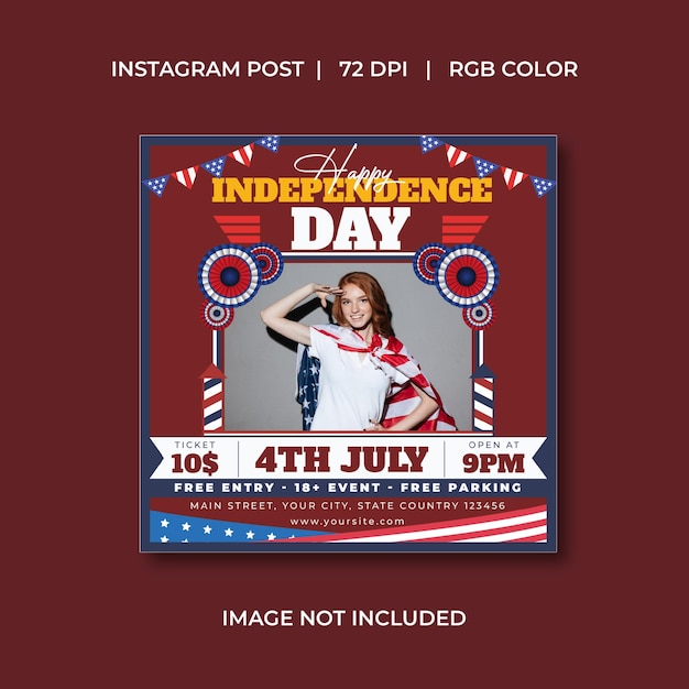 4th July Socials Media