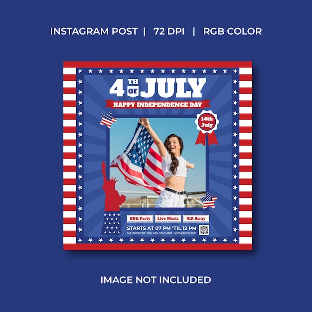 4th Of July Socials Media
