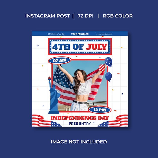 4th Of July Socials Media