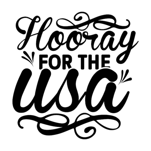 Vector 4th of july svg design